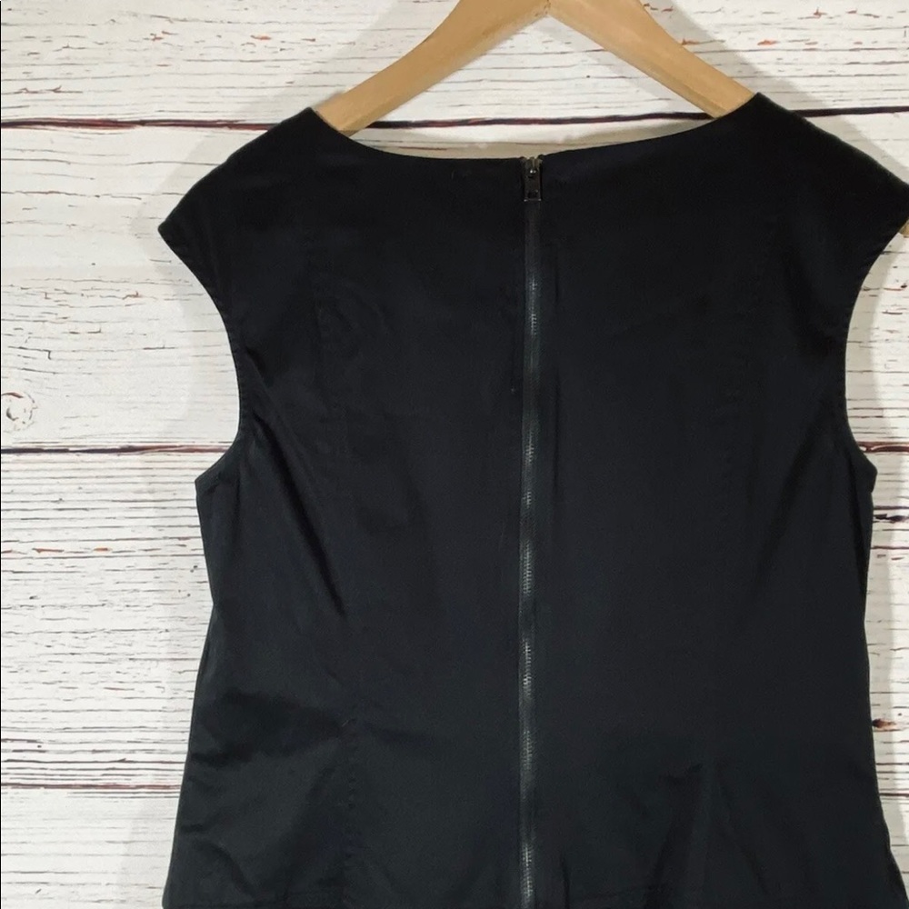 Calvin Klein Shift Dress Womens Sz 12 Classic Black Professional Interview - Picture 8 of 9